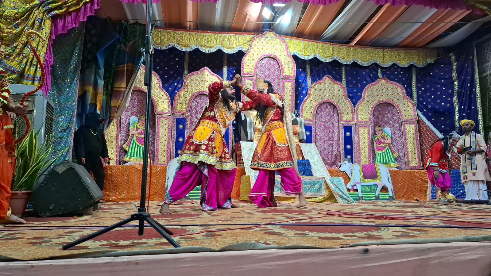 शबरी मिलन बाली वध और हनुमानजी का लंका गमन मंचित