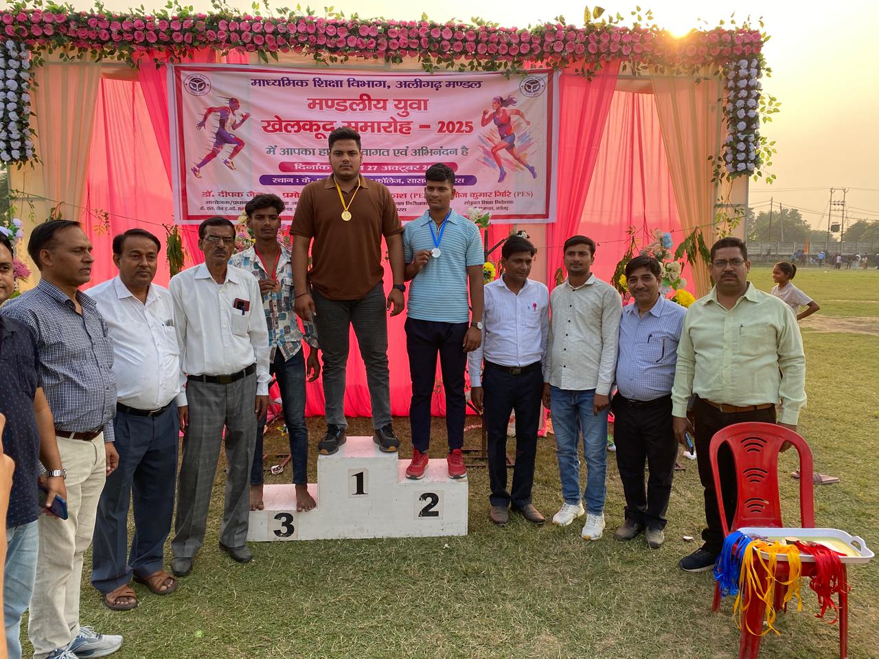 मंडलीय प्रतियोगिता में खिलाड़ियों ने दिखाया दमखम