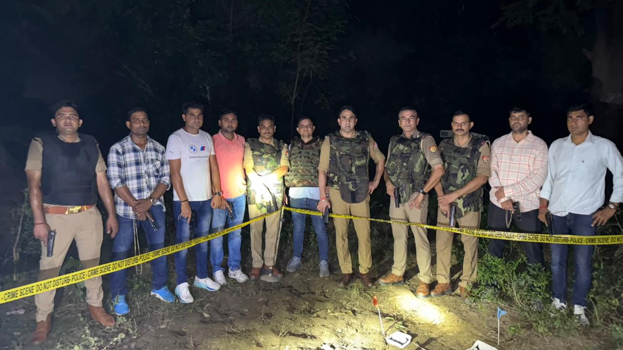 2 करोड़ की लूट का आरोपी नरेश पंडित मुठभेड़ में ढेर, ASP अनुज चौधरी की जैकेट में धंसी गोली