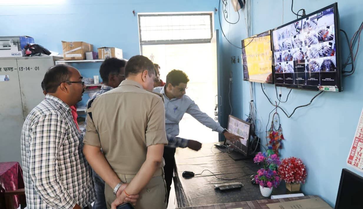 परीक्षा केंद्रों का किया निरीक्षण एवं दिए आवश्यक निर्देश