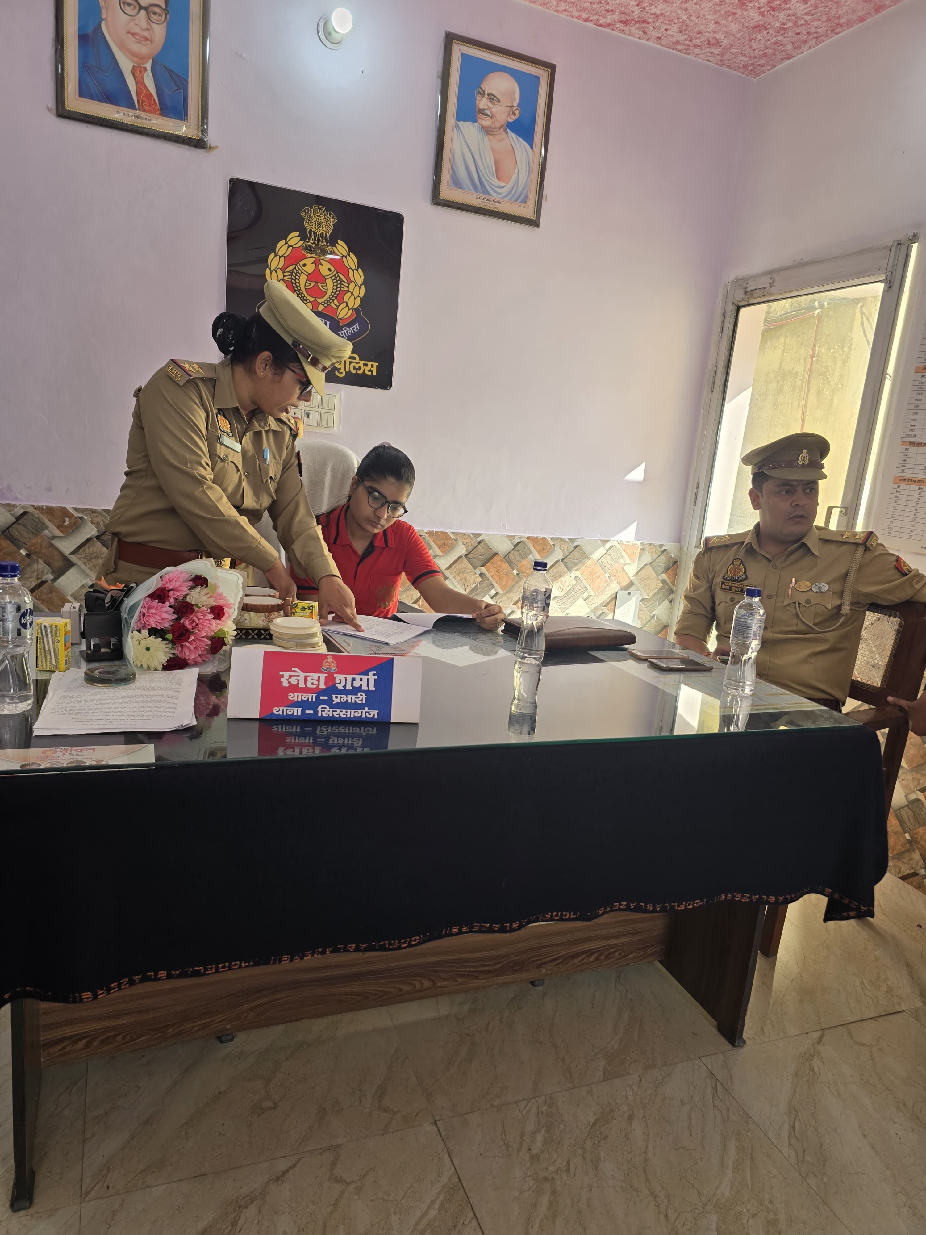मिशन शक्ति 5.0 के तहत स्नेहा शर्मा बनीं एक दिन की थाना प्रभारी 