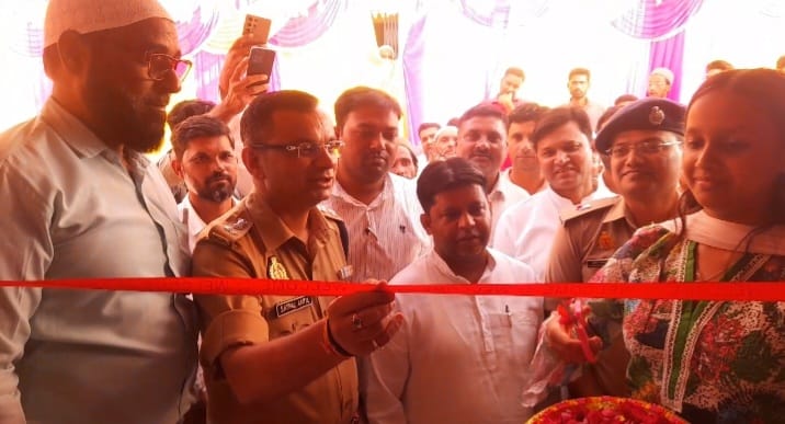नई पुलिस चौकी का शुभारंभ, मिशन शक्ति के तहत एसएसपी व छात्राओं ने किया उद्घाटन