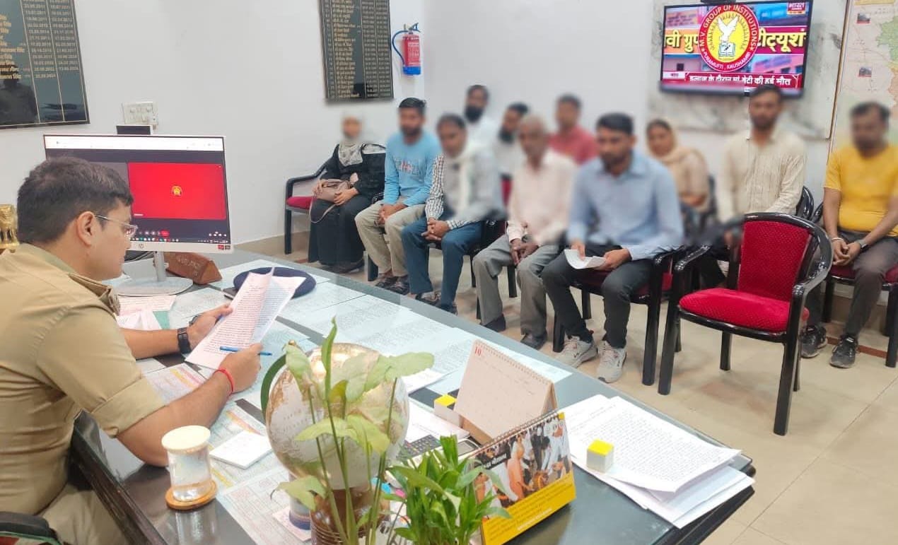 एसपी देहात ने फरियादियों की सुनी समस्याएं, दिए निर्देश 