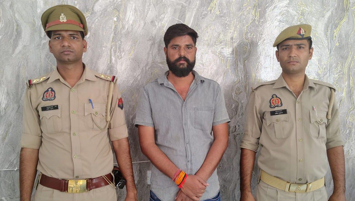 जसराना पुलिस ने हत्या के प्रयास के आरोपी को किया गिरफ्तार