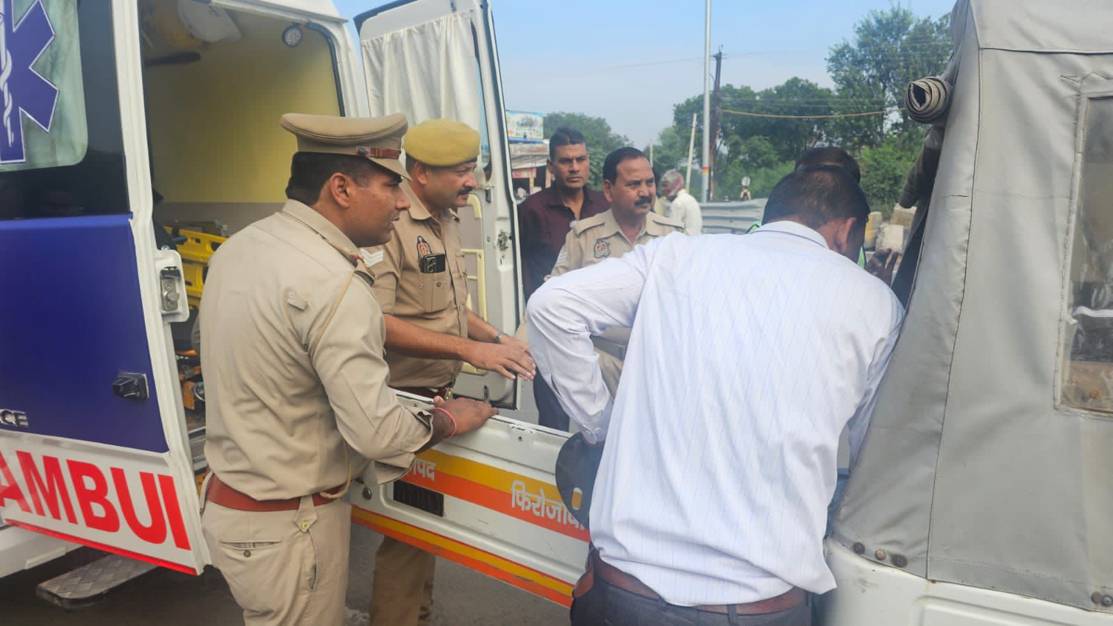 हाईवे पर दिल दहला देने वाला हादसा, एक की मौत, तीन घायल