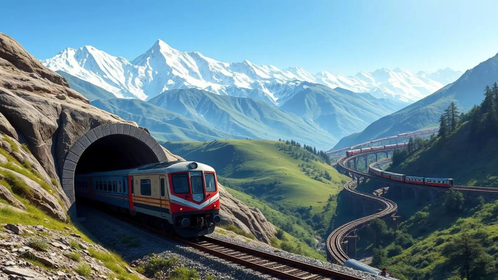 कश्मीर और देश के बाकी हिस्सों के बीच सीधा रेल संपर्क शुरू किया जायेगा: रेलवे अधिकारी