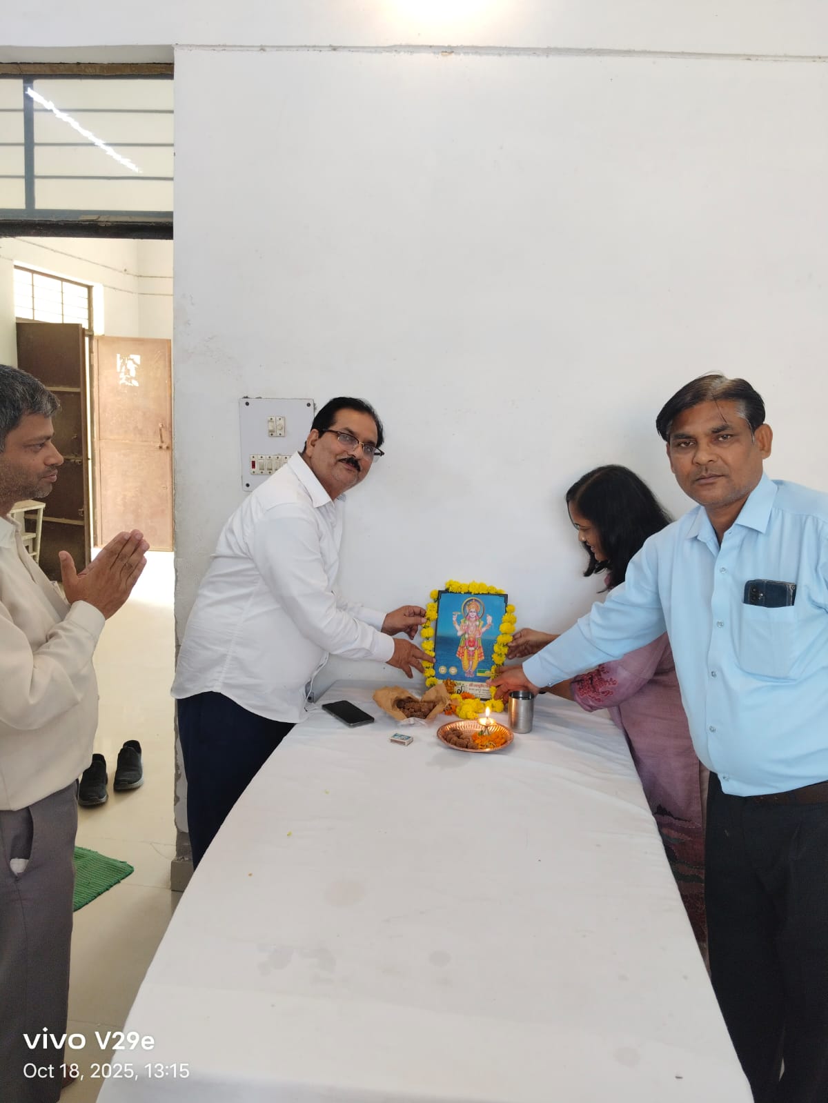 जिला अस्पताल के आयुष विंग में भगवान धन्वंतरि जयंती मनाई गई