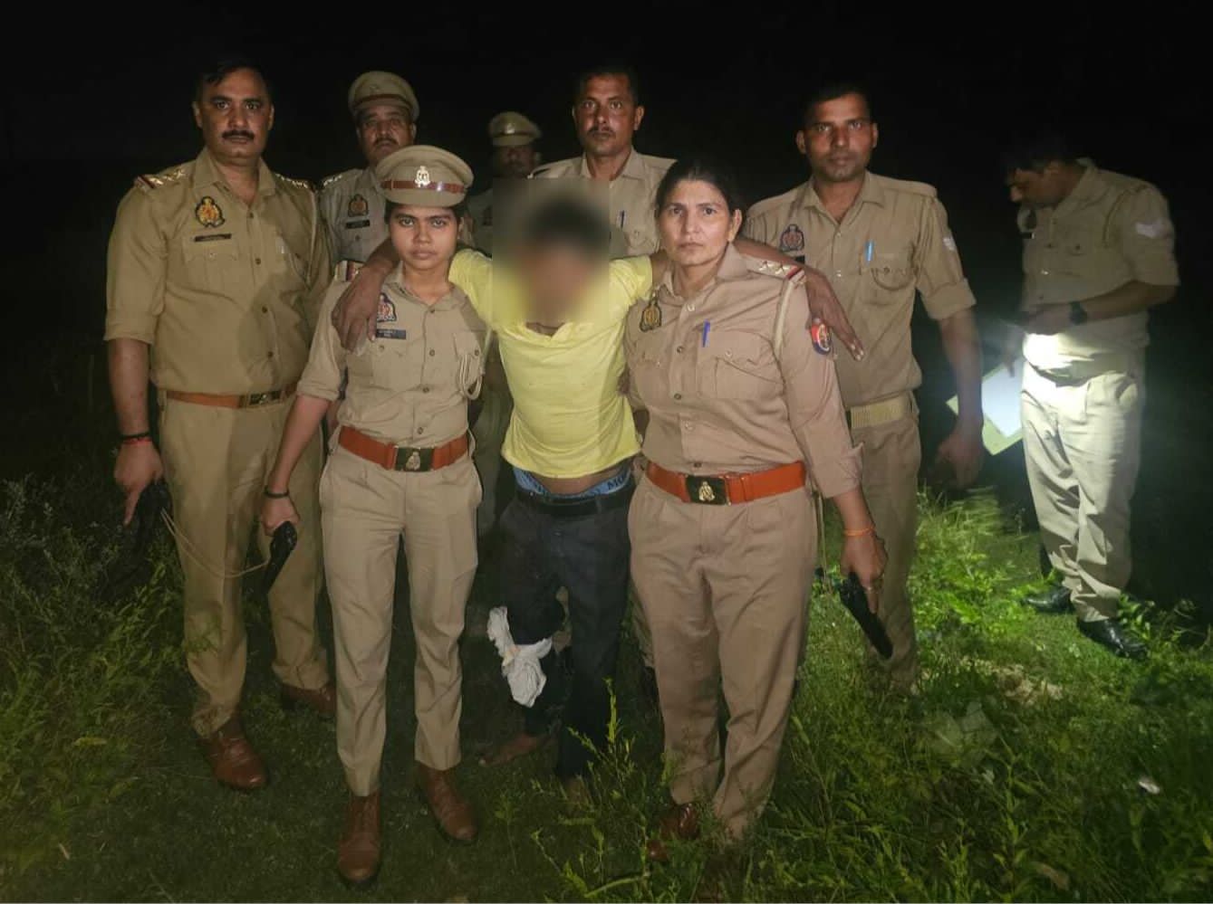 नाबालिग से दुष्कर्म का प्रयास करने वाला आरोपी पुलिस मुठभेड़ में गिरफ्तार, पैर में गोली लगने से घायल