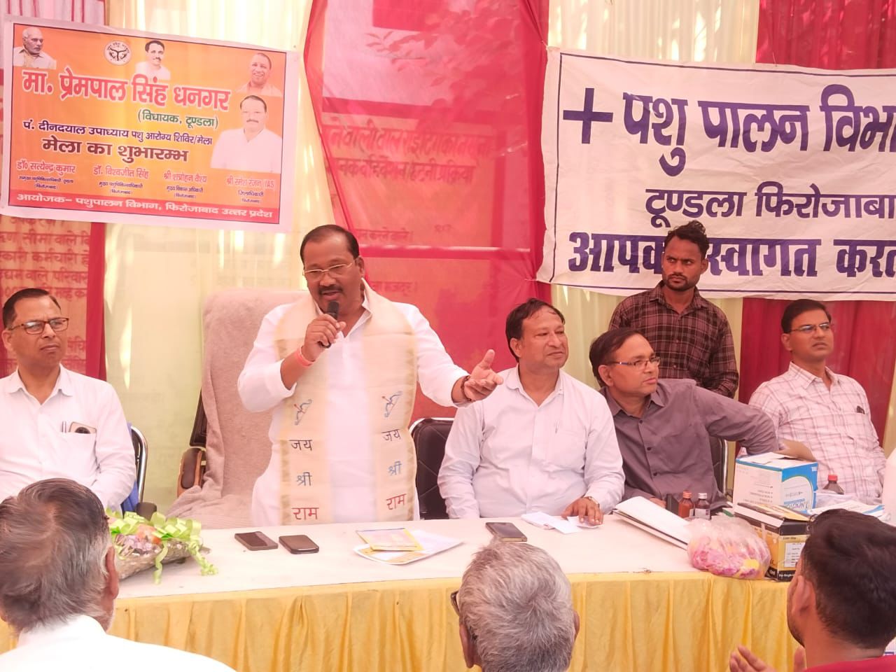 कोटकी में आयोजित हुआ पं. दीनदयाल उपाध्याय पशु आरोग्य शिविर