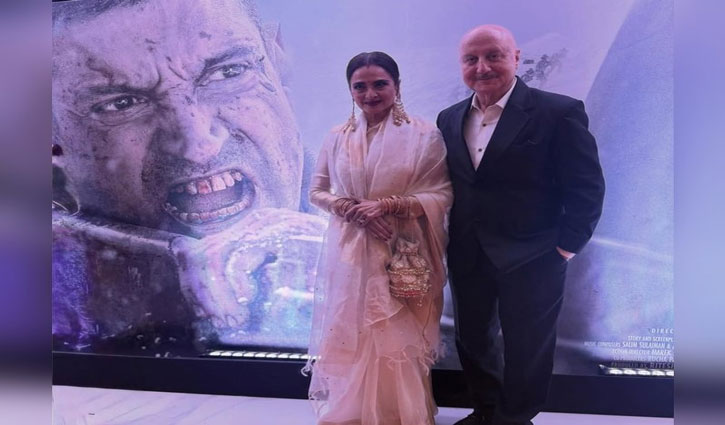 अनुपम खेर और रेखा की मुलाकात, रेखा को सौंदर्य का प्रतीक बताया