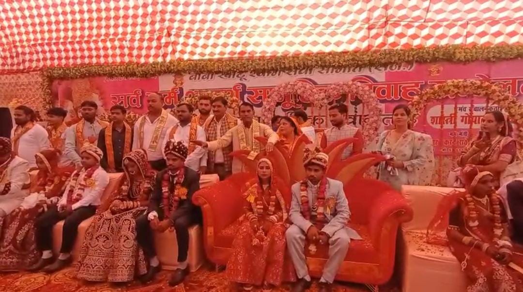 बाबा खाटू श्याम सेवा समिति ने कराए 41 जोड़ों के विवाह संपन्न 