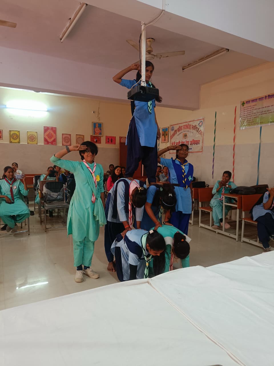 रेंजर शिविर के पांचवे दिन सांस्कृतिक कार्यक्रम 