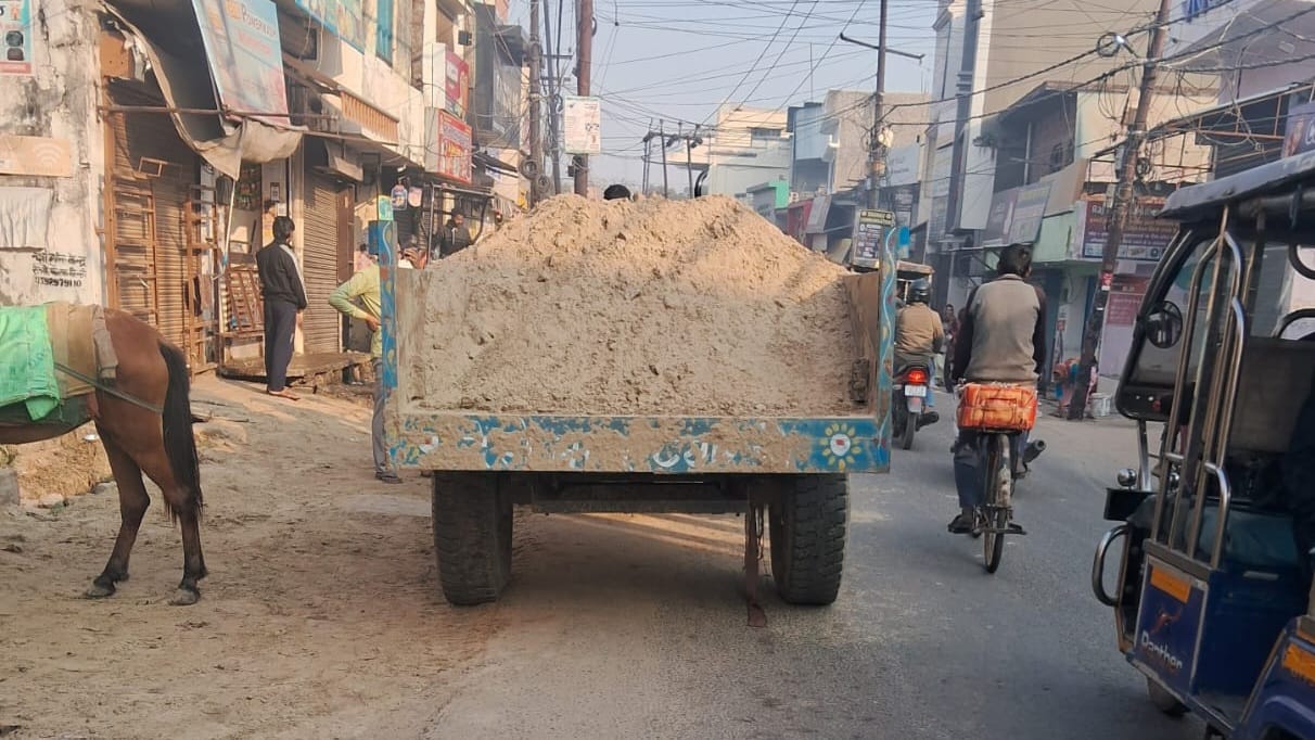 बड़े पैमाने पर अवैध खनन, खनन माफिया बेखौफ 