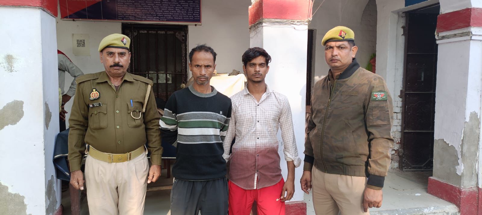 नाबालिग को बहला-फुसलाकर ले जाने वाले दो वांछित आरोपी गिरफ्तार