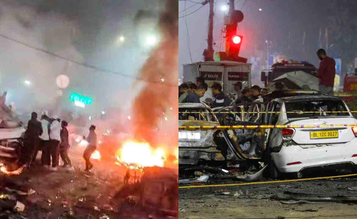 लाल किला विस्फोट के पलों को रिकॉर्ड करने वाला सीसीटीवी फुटेज सामने आया