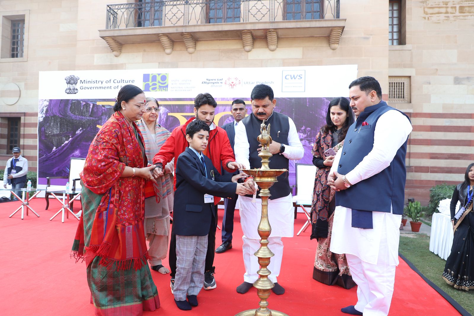 श्रीजन कार्यशाला : दिव्यांग कलाकारों की प्रतिभा को मिला सम्मान