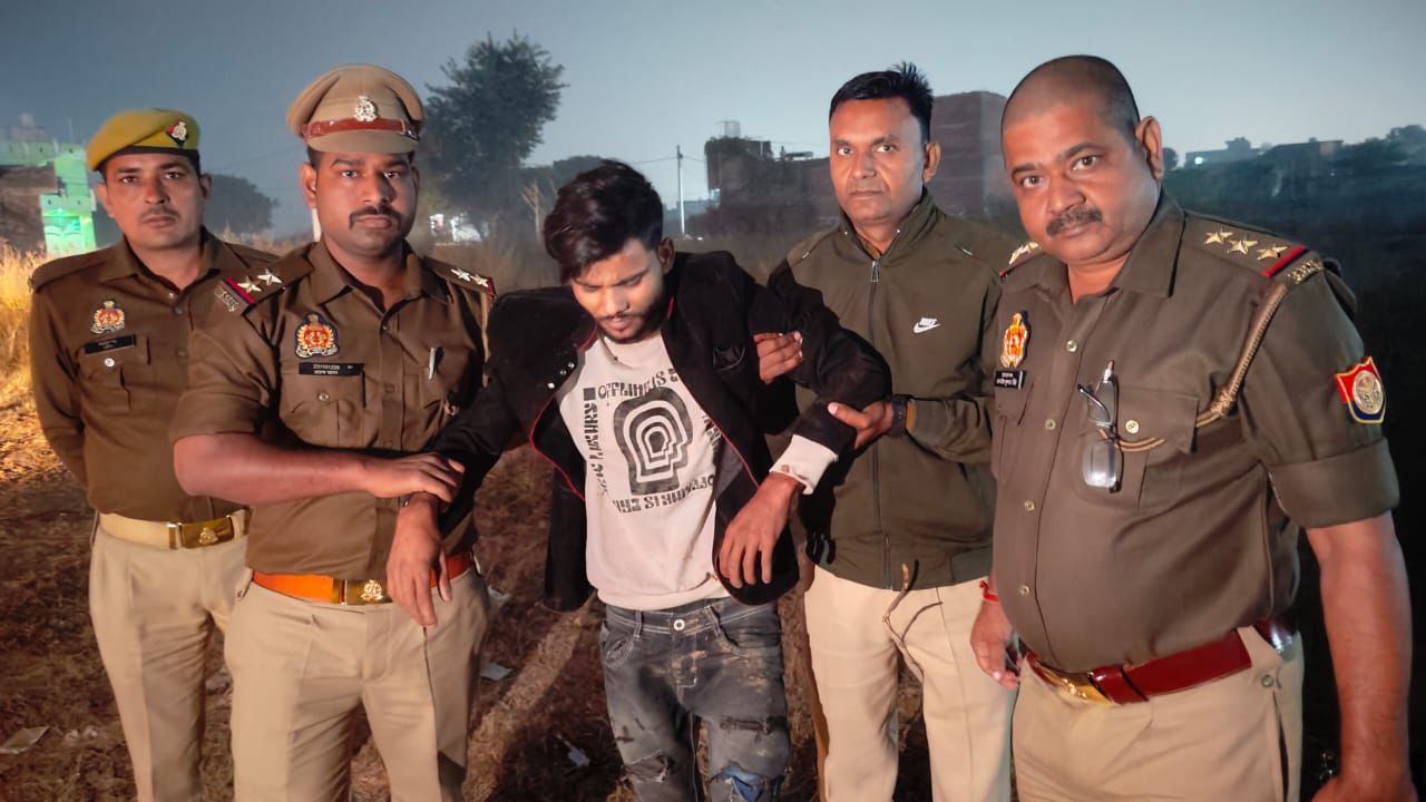 पॉक्सो मामले में वांछित शानू मुठभेड़ में गिरफ्तार, तमंचा बरामद