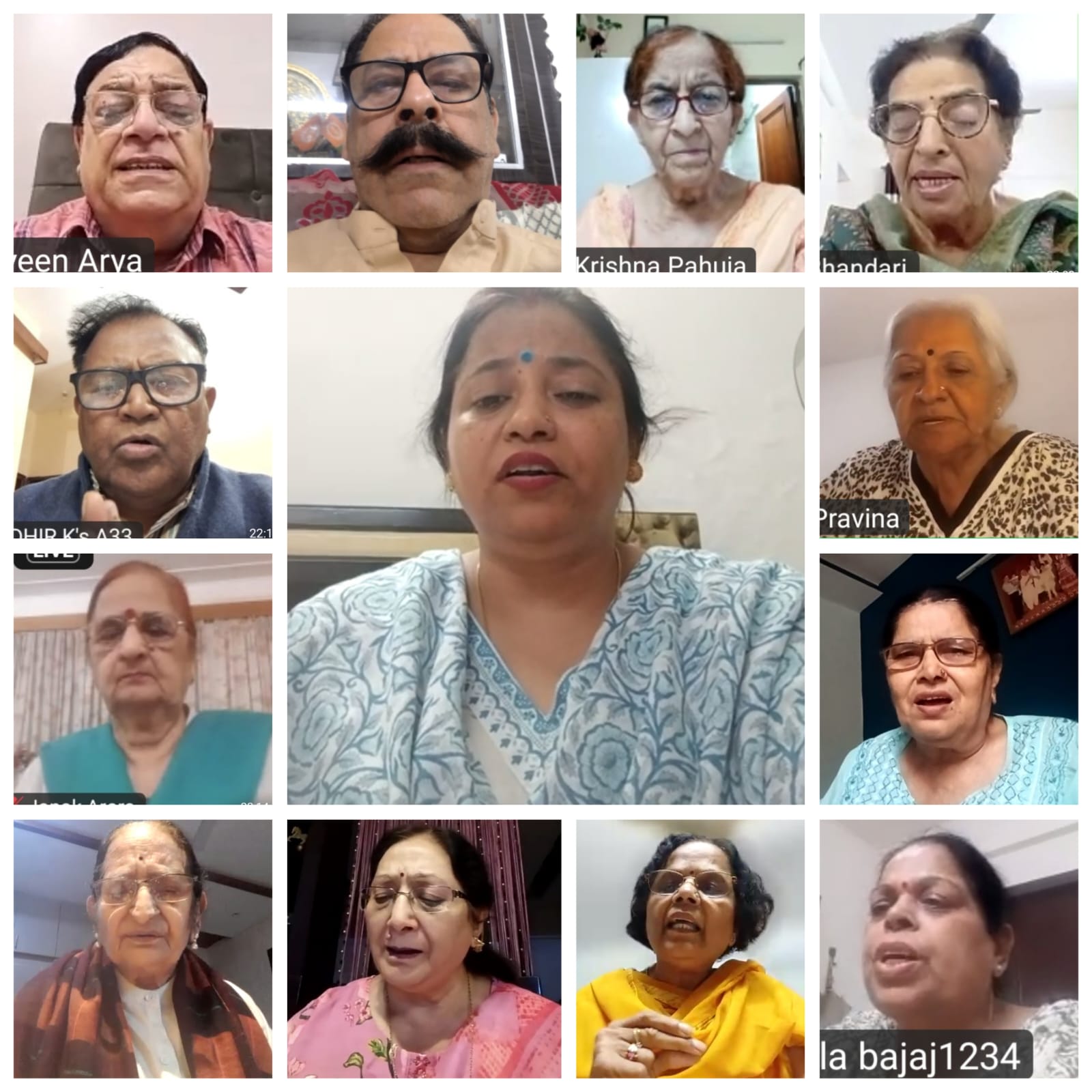 शरद ऋतु के वरदान विषय पर गोष्ठी सम्पन्न