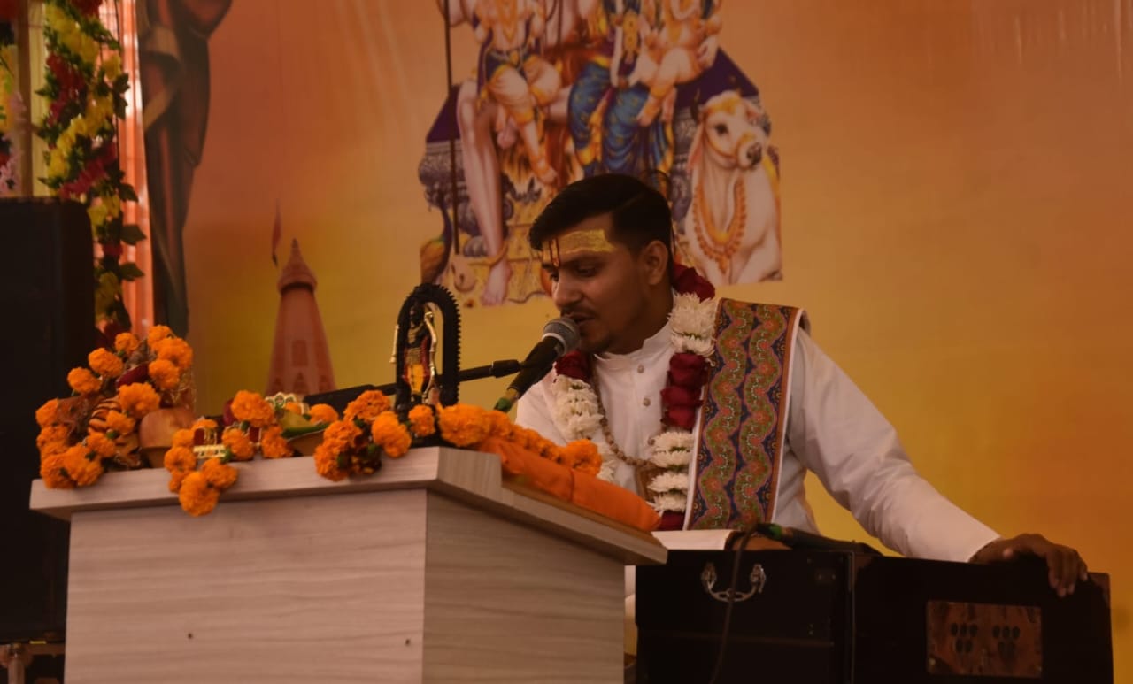 श्रीराम कथा का भव्य आयोजन, सती चरित्र व शिव विवाह का प्रसंग 