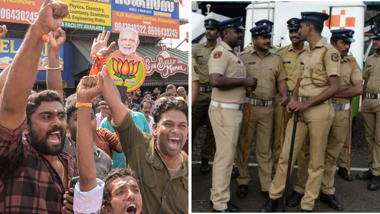 केरल में निकाय चुनाव परिणाम घोषित होने के बाद कई जगह पर हिंसा