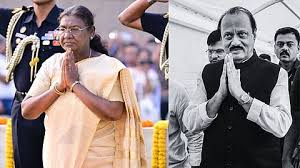 अजित पवार को महाराष्ट्र के विकास में उनके विशेष योगदान के लिए याद किया जाएगा: राष्ट्रपति
