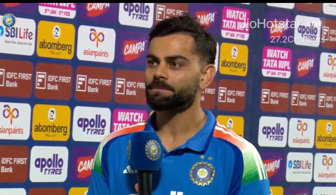 इतने सारे लोगों को खुशी और मुस्कान दे पाना मेरे लिए सौभाग्य की बात, कोहली ने कहा