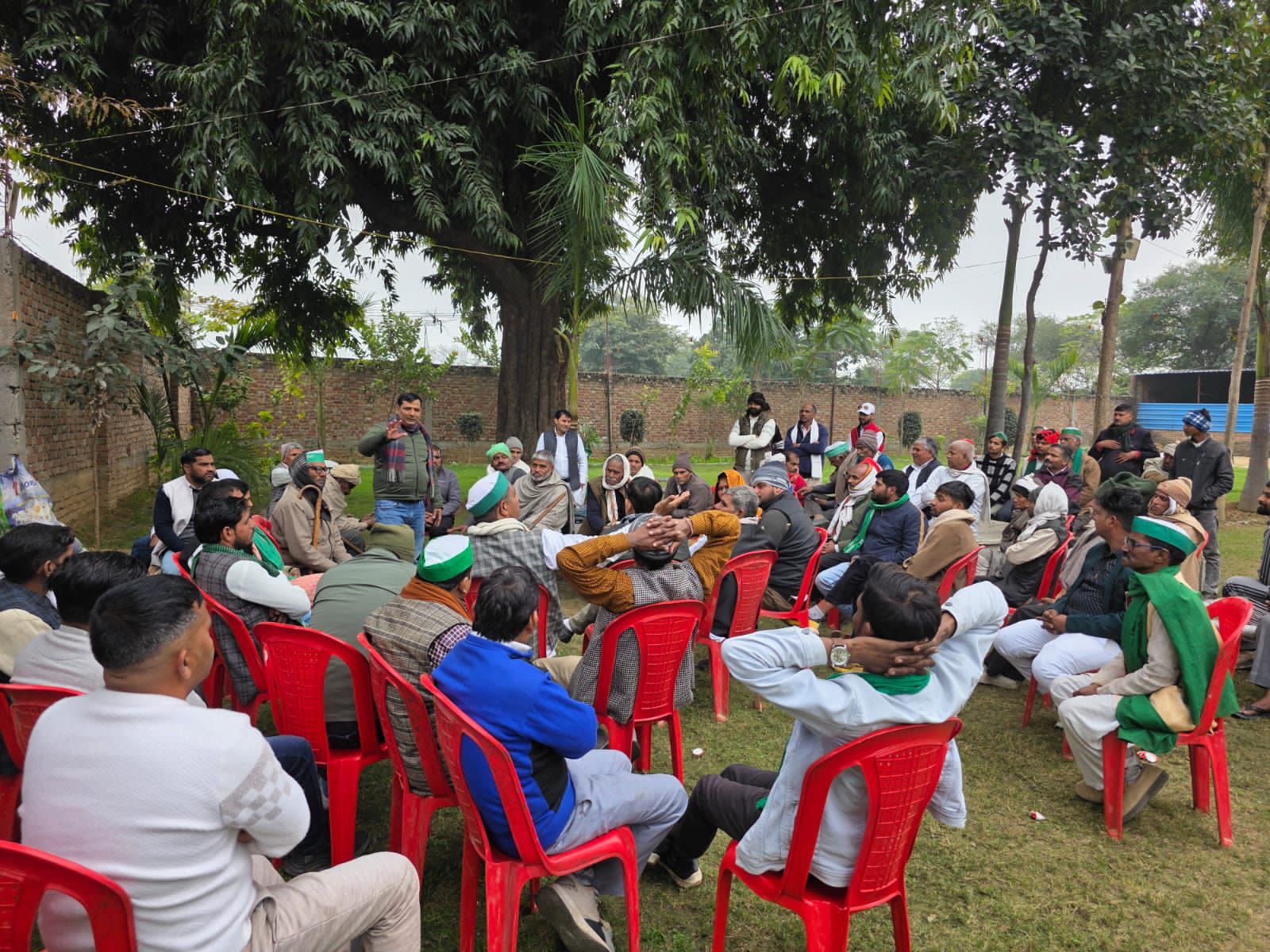 भाकियू टिकैत की बैठक, चिंतन शिविर पर मंथन
