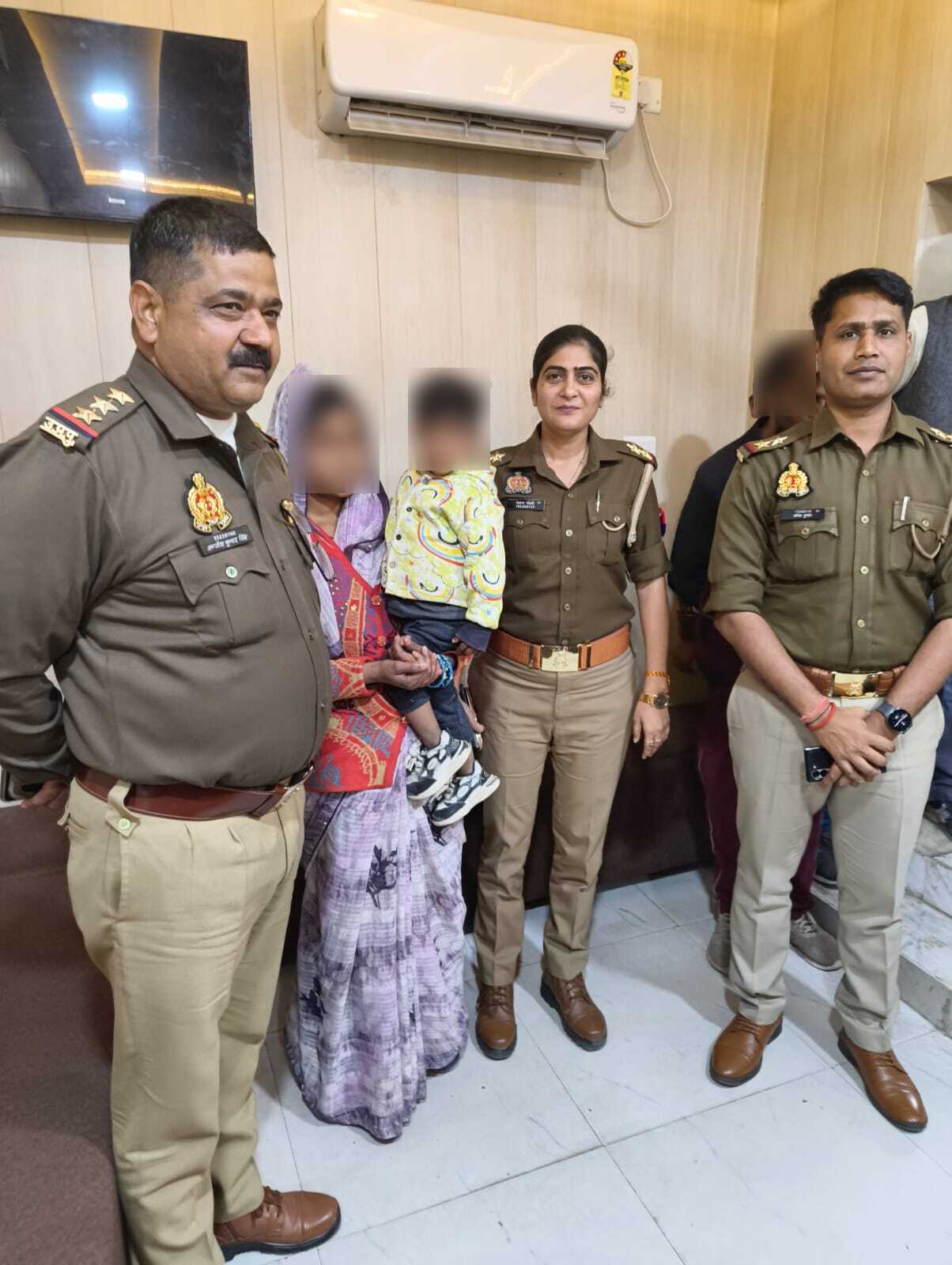 एक घंटे में मिला तीन साल का बच्चा, पुलिस की तत्परता