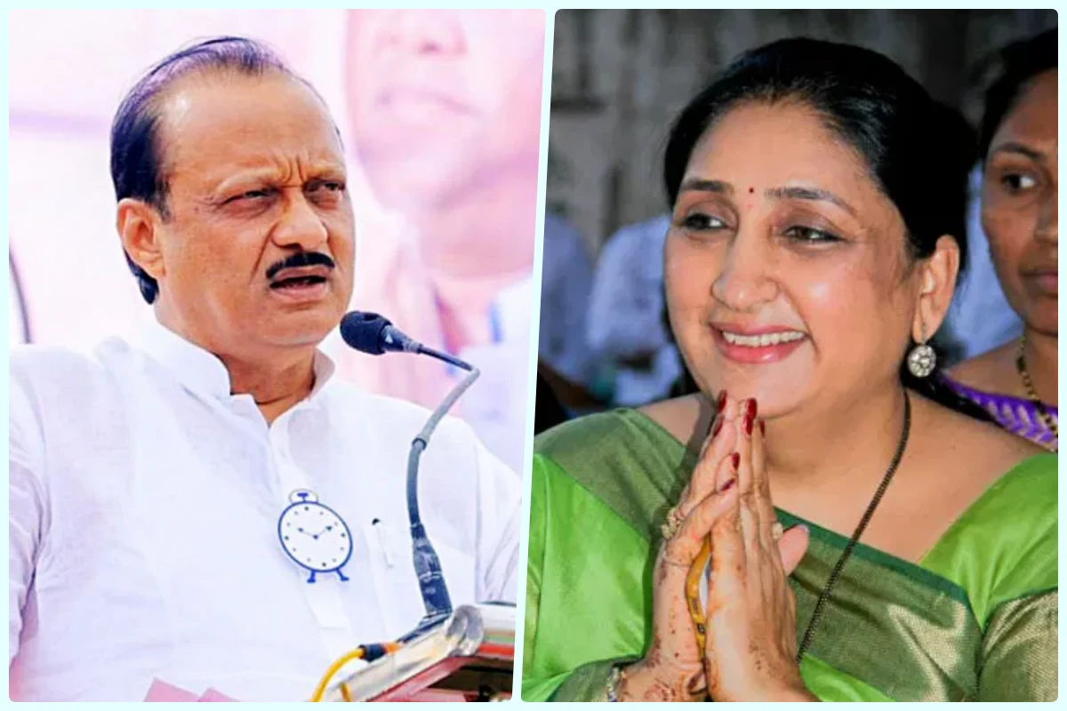 सुनेत्रा पवार मुंबई पहुंचीं, महाराष्ट्र की पहली महिला उपमुख्यमंत्री बनने की तैयारी