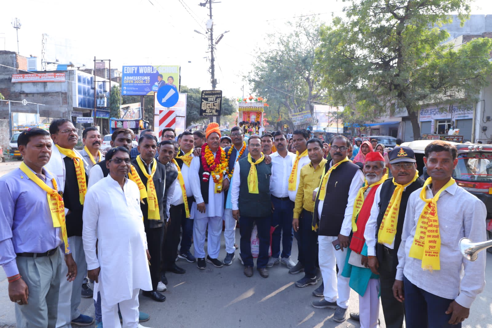 धूमधाम से निकाली गई राष्ट्रीय संत गाड़गे महाराज जी की शोभायात्रा