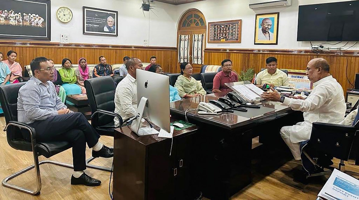 मणिपुर के मुख्यमंत्री ने कुकी बहुल क्षेत्रों में विरोध प्रदर्शनों के बीच शांति बनाए रखने की अपील की