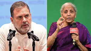 वित्त मंत्री सीतारमण ने केंद्रीय बजट पर कांग्रेस नेता राहुल गांधी की आलोचनाओं को खारिज किया