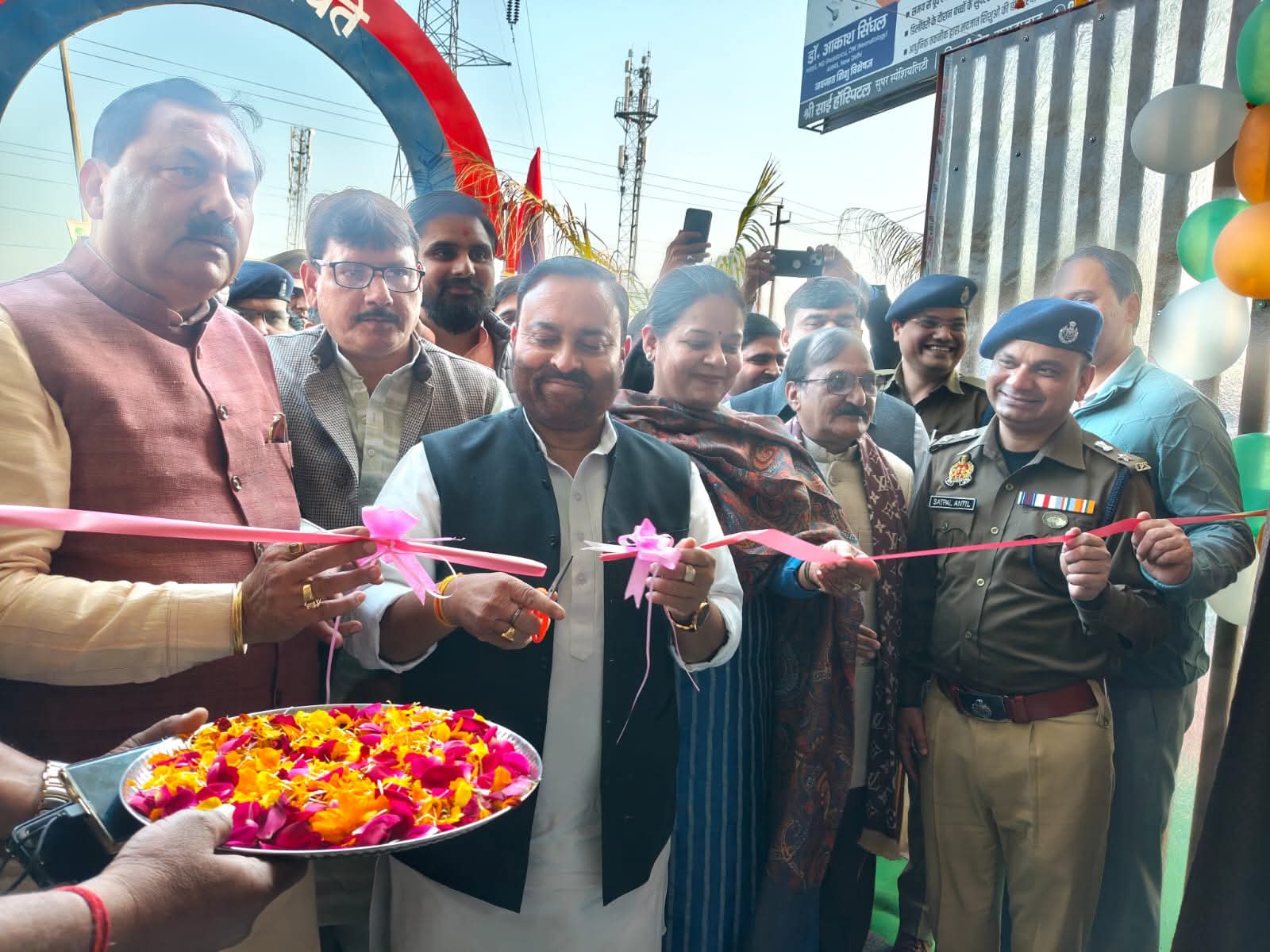 मैनाठेर के गागन तिराहे पर नई पुलिस चौकी का शुभारंभ, अपराध पर लगेगा अंकुश 