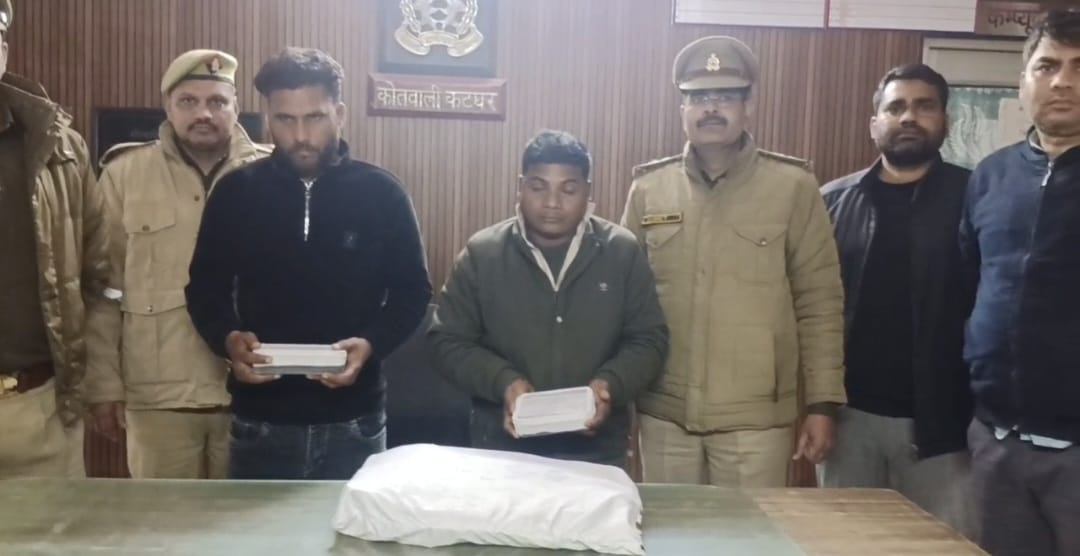 पुलिस का संयुक्त ऑपरेशन मादक पदार्थ के साथ दो गिरफ्तार 