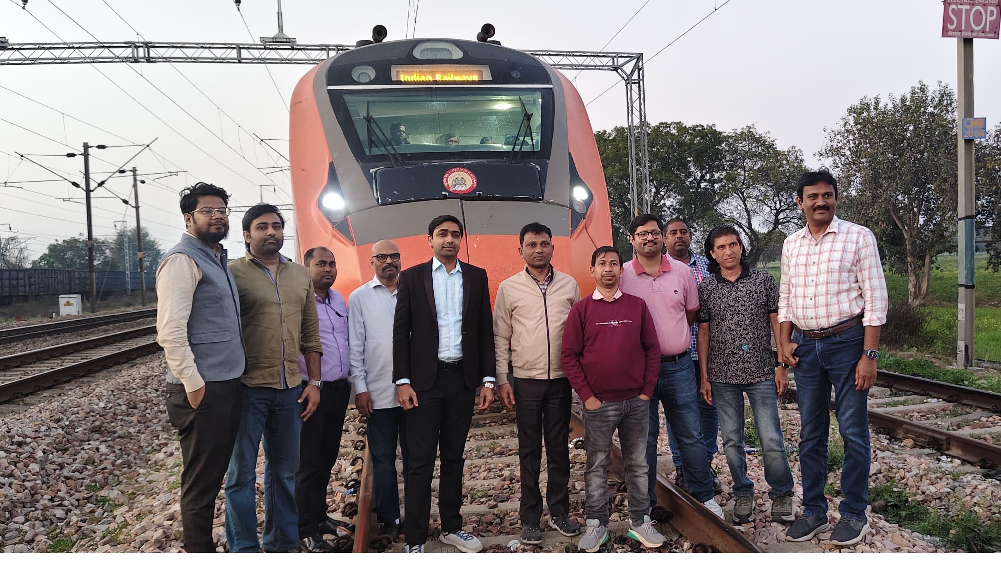 दादरी-टूंडला रेलखंड पर ‘कवच’ का 160 किमी रफ्तार से सफल ट्रायल