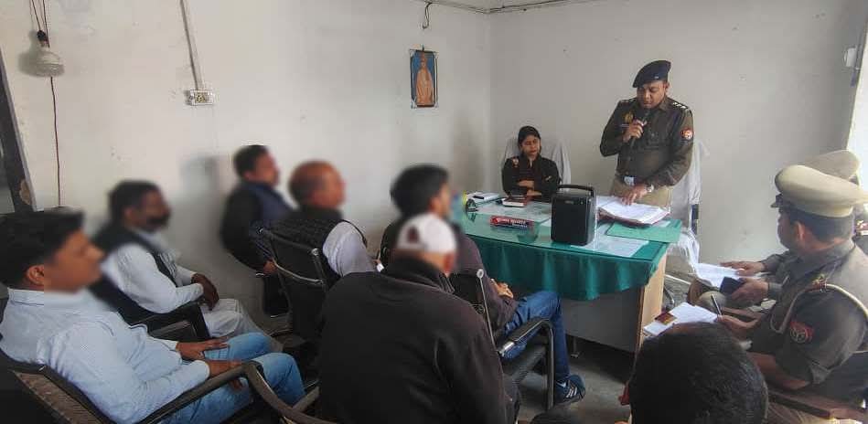 थाना डिलारी में रमजान और होली को लेकर अमन कमेटी की बैठक आयोजित 