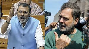 राहुल ने संसद के मकर द्वार पर पिकनिक मनाई, उन पर कार्रवाई हो: निशिकांत दुबे