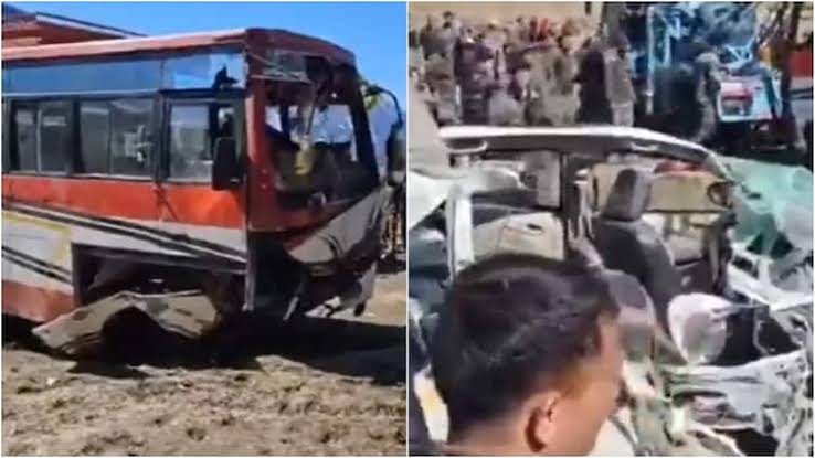 जम्मू में यात्री बस की एसयूवी से टक्कर, दो लोगों की मौत
