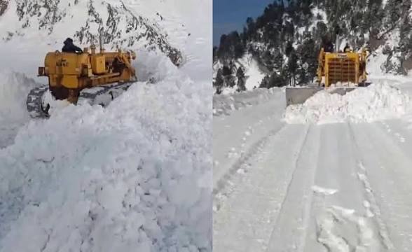 जम्मू कश्मीर के डोडा में बर्फ हटाने के अभियान के दौरान घायल हुए इंजीनियर को सेना ने बचाया