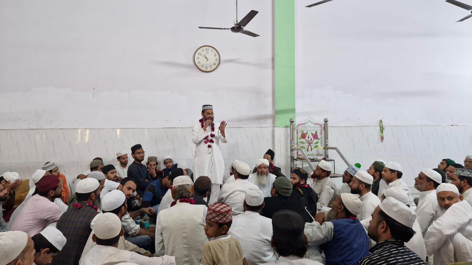 मुहम्मदी जामा मस्जिद में कुरान मुकम्मल, मुल्क व कोम की तरक्की की मांगी गई दुआएं