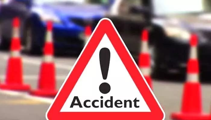 बेकाबू कैंटर ने बाइक सवार को रौंदा, युवक की मौके पर ही दर्दनाक मौत