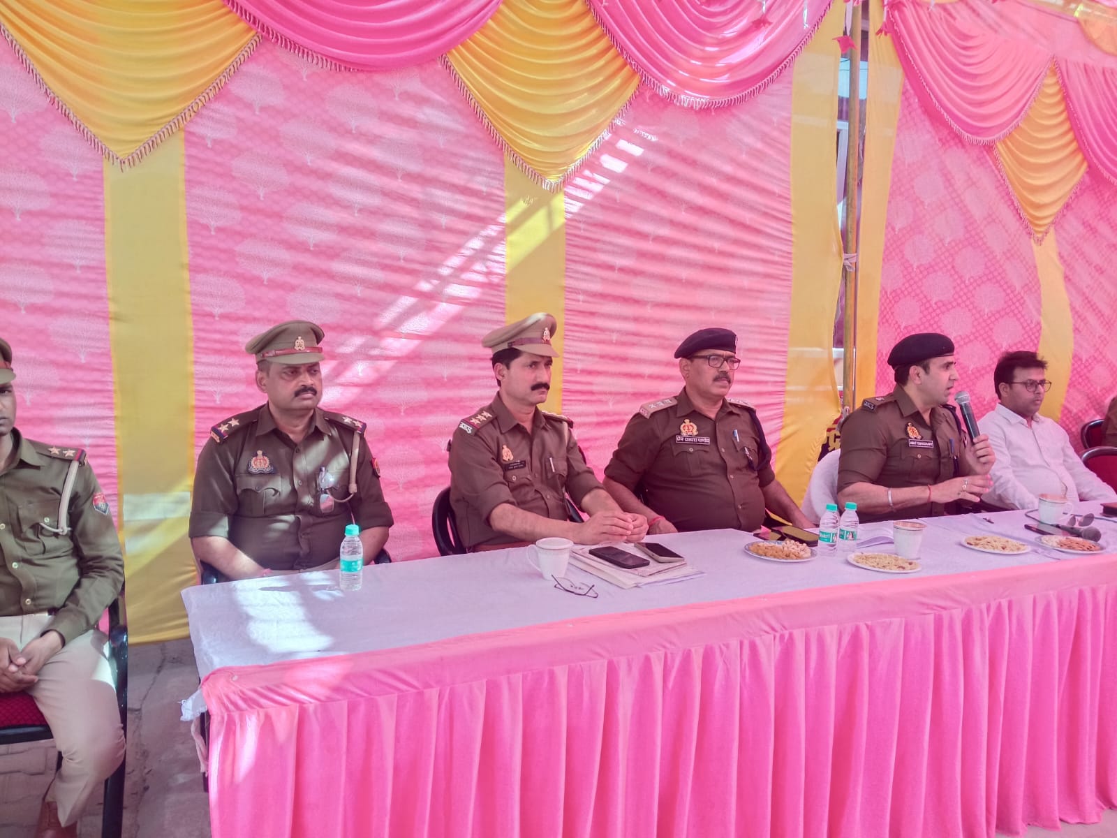 होली और रमजान को लेकर एसपी देहात ने किया लोगों से संवाद