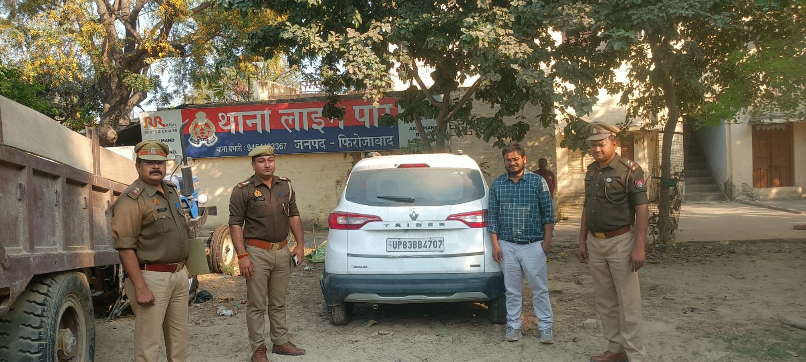 गैंगस्टर दौजीराम की 4.10 लाख की कार कुर्क, पुलिस की बड़ी कार्रवाई