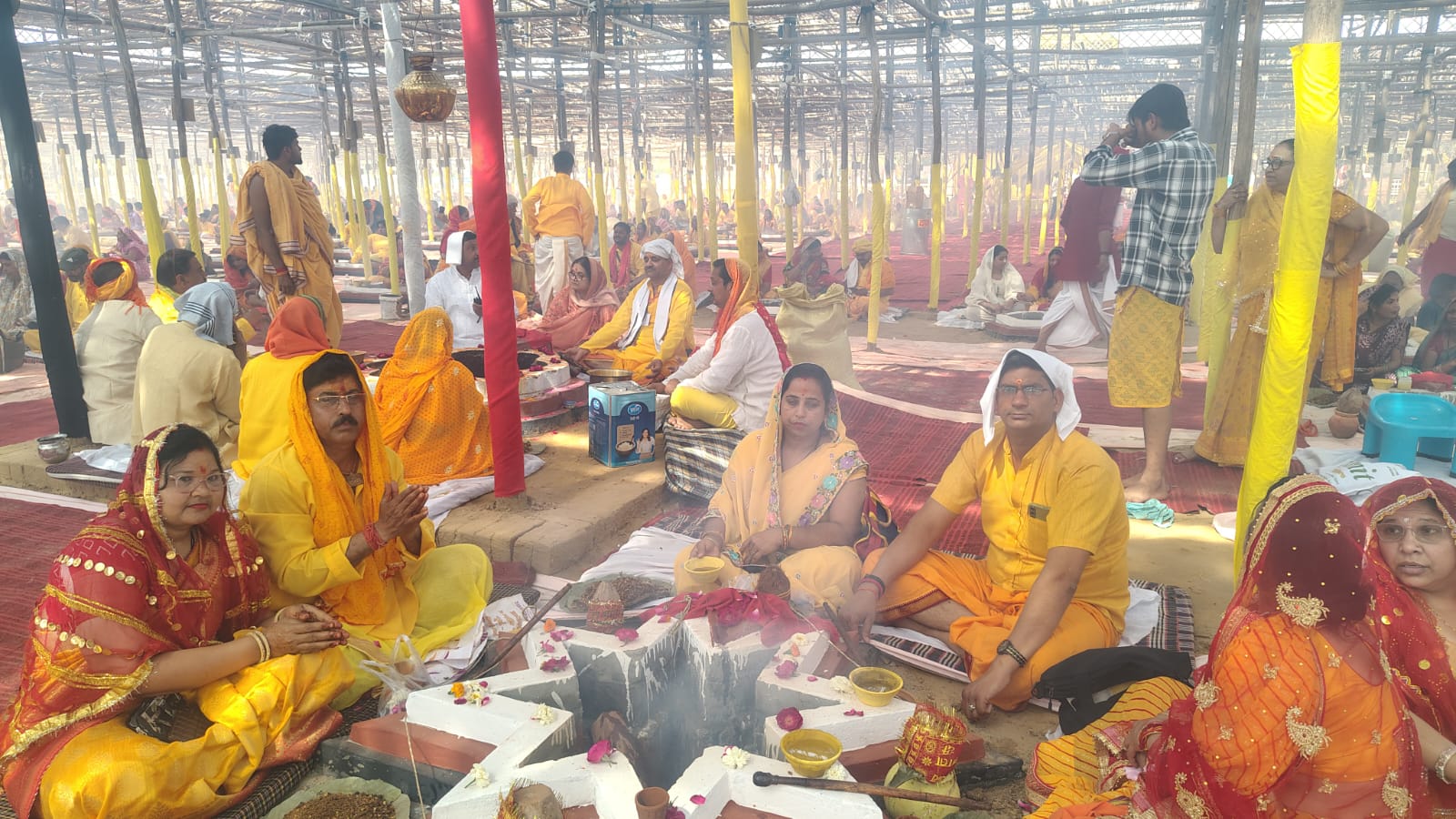 महा महोत्सव के तीसरे दिन 1108 कुण्डीय यज्ञ का हुआ शुभारंभ