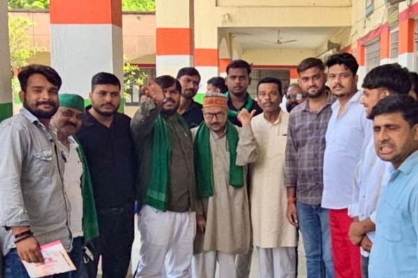 धान चोरी प्रकरण में हलधर किसान यूनियन कार्यकताओं ने की कार्यवाही की मांग 