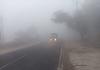 नेशनल हाईवे-9 पर घना कोहरा, यातायात ठप