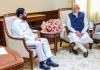 महाराष्ट्र के उपमुख्यमंत्री एकनाथ शिंदे ने प्रधानमंत्री मोदी से मुलाकात की