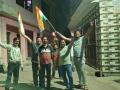 इंडिया टीम की जीत पर मनाया जश्न