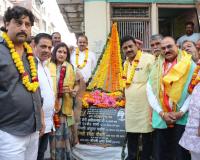 मेंडू गेट से नयागंज तक सड़क निर्माण कार्य का लोकार्पण