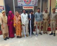 हत्या के प्रयास में पांच गिरफ्तार